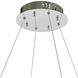 Canada LED 24 inch Chrome LED Chandelier Ceiling Light